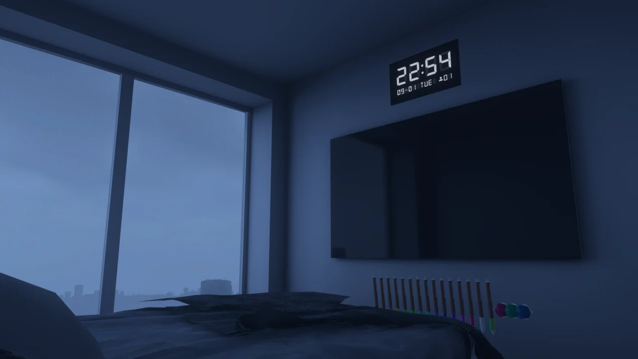 Sleeping Cube – 雨降る寝箱