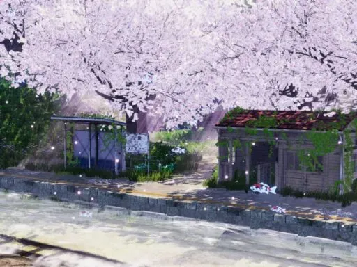 春京˸ 旧八重駅 -輝桜神社- Spring Capital˸ the Former Yae Station
