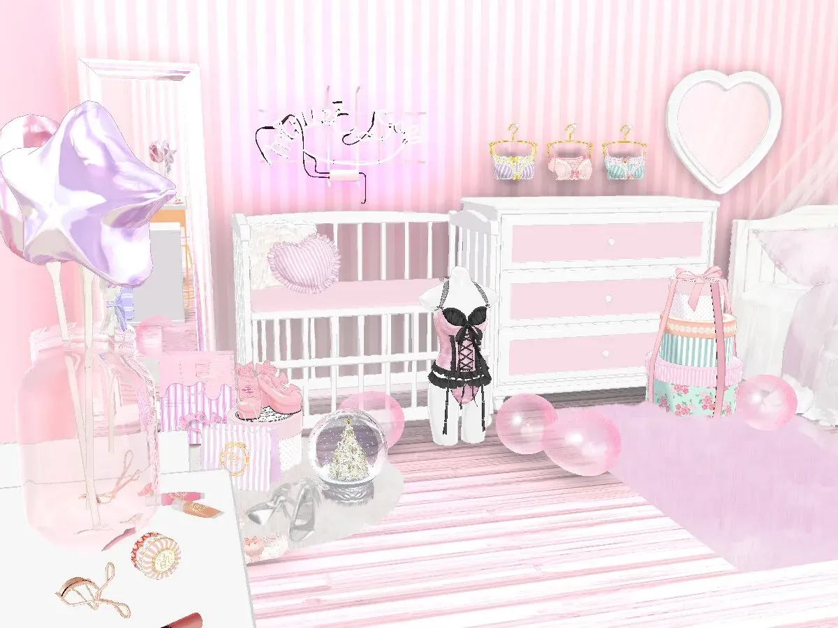 Pink girl room – studio Minuet_Doll
