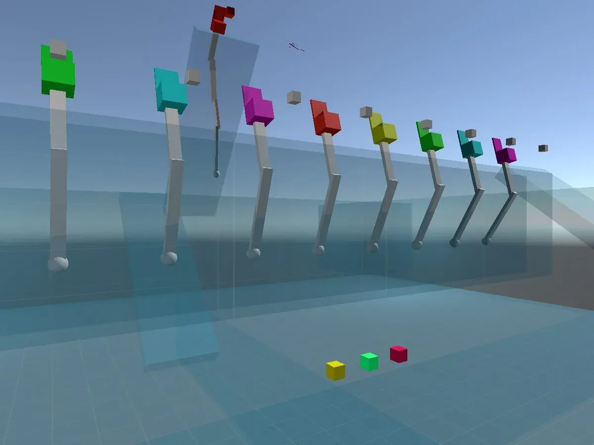 Just double pendulum chaos