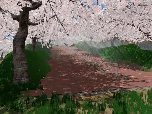 夢見風 散れり 桜坂 – yumemikaze –