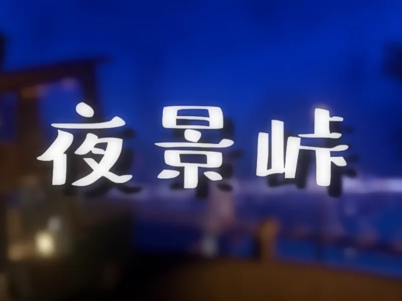 峠夜景-touge