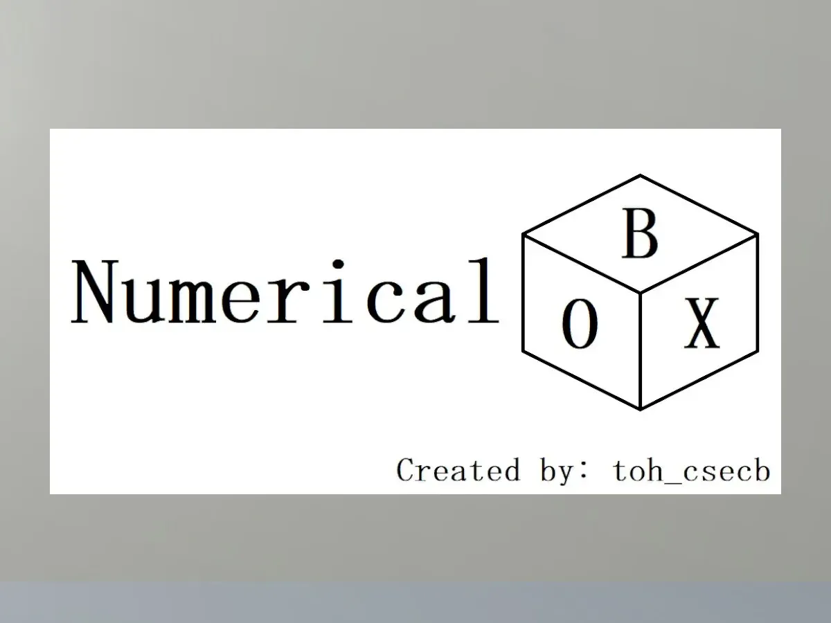 Numerical box (謎解き)