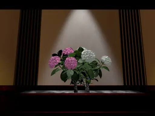 Raindrops on Hydrangea【Orthosia】